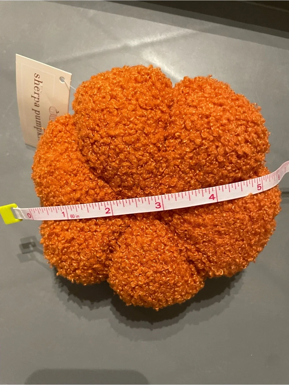 2 Sherpa Pumpkins Decorations Plush NWT